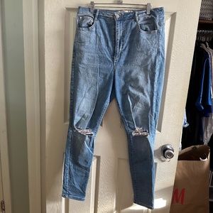 Garage straight leg jeans